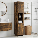 Vannitoakapp suitsutatud tamm 36,5 x 38 x 180 cm tehispuit