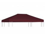 Varjualuse katus 310 g/m&sup2; 3 x 4 m, bordoopunane
