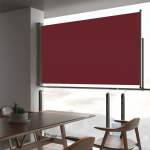 Lahtit&otilde;mmatav terrassi k&uuml;lgsein, 140 x 300 cm, punane