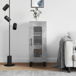 Puhvetkapp, betoonhall, 34,5 x 34 x 90 cm, tehispuit