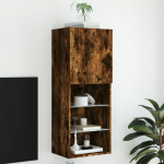 LED-tuledega telerikapp, suitsutatud tamm, 40,5 x 30 x 102 cm