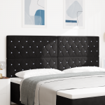 Voodipeat kristallnuppudega tufted must 200 cm samet