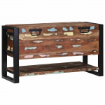 Salvestuskarp mitmev&auml;rviline 80 x 35 x 45 cm taastatud puit