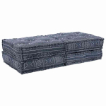 Padi 2 tk sinine 70 x 70 x 36 cm pol&uuml;ester