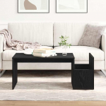 Kohvilaud must tamm 90 x 45 x 35 cm tehispuit
