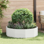 Taimekast valge 120 x 120 x 35 cm teras