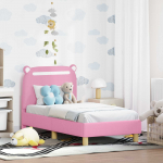 Kuni 3-aastase Voodiraam koos peatoega peaga Roosa 70 x 140 cm