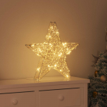 3d t&auml;ht koos 50 led-iga soe valge 55 x 52.5 x 9 cm pet