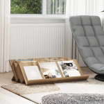 Ajakirja riiul riiuliga k&auml;sit&ouml;&ouml;puu 90 x 53 x 28,5 cm tehispuit