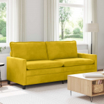 Diivan Kollane 196 x 81 x 87,5 cm Samet