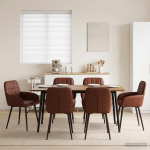 S&ouml;&ouml;gitoa Toolid 6 pcs Kunstnahk K&uuml;&uuml;riv Pruun 57 x 50 x 85 cm