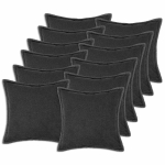 Diivanipadi 12 tk HOUTEN tumehall 50 x 50 cm boucl&eacute;