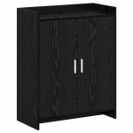 Kinga kapp ladustamisega Must tamm 73,5 x 36 x 92 cm Tehispuit