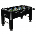 Lauajalgpalli laud, teras, 60 kg, 140 x 74,5 x 87,5 cm, must