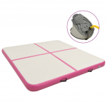 T&auml;ispumbatav v&otilde;imlemismatt pumbaga 200x200x10 cm pvc roosa