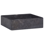 Valamu, must, 40x40x12 cm, marmor