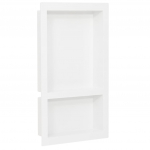 Du&scaron;ini&scaron;&scaron; 2 sektsiooniga, k&otilde;rgl&auml;ikega valge, 41 x 69 x9 cm