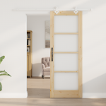 Liuguks koos tarvikute komplektiga 73.5x198.5 cm massiivpuust m&auml;nnist