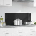 K&ouml;gi splashback must 100 x 40 cm karastatud klaas