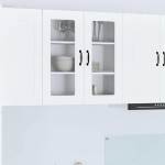 K&ouml;&ouml;gikapp ladustamisega kalmar valge 80 x 31 x 80 cm tehispuit