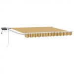 K&auml;sitsi juhitav varikatus koos LED-idega 3 x 2,5 m