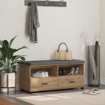 Jalan&otilde;upink padjaga Artisan tamm 100 x 38 x 46 cm Tehispuit