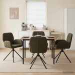 P&ouml;&ouml;rlevad Toiduainete Toolid 4 pcs Kunstsuede nahk
