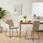 S&ouml;&ouml;gitoa Toolid 2 pcs Samet Kreemjas 59 x 56,5 x 86 cm