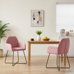 S&ouml;&ouml;gitoa Toolid 2 pcs Samet Roosa 55 x 50 x 84 cm