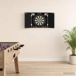 Dartboardi kapp Must tamm 56 x 12 x 53,5 cm Tehispuit