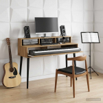 Stuudio laud Artisan tamm 130 x 42,5 x 36 cm Tehispuit