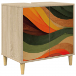 Vannitoa kapp BONN Sonoma 60 x 40 x 60 cm Tehispuit