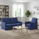 Diivanikomplekt 2 pcs Politsei sinine Samet