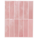 Ristk&uuml;likukujuline Plaat 10 pcs Roosa 29 x 23 x 0,08 cm