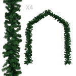 J&otilde;uluvanikud 4 tk, roheline, 270 cm, pvc