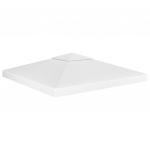 Kahekordne varjualuse katus 310 g/m&sup2; 3 x 3 m, valge