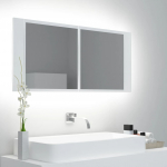 LED-peeglikapp valge 100x12x45 cm, akr&uuml;&uuml;l