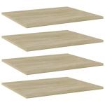 Riiuliplaadid 4 tk, sonoma tamm, 60x50x1,5 cm, puitlaastplaat