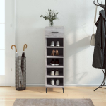 Jalatsikapp, hall sonoma tamm, 30 x 35 x 105 cm, tehispuit