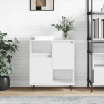 Puhvetkapp, valge, 60 x 35 x 70 cm, tehispuit