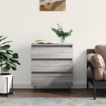 Puhvetkapp, hall sonoma tamm, 60x35x70 cm, tehispuit