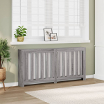 Radiaatori kate, hall sonoma tamm, 175x20x82 cm, tehispuit