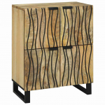 K&otilde;rge laud pruun 60 x 33 x 75 cm mangopuit