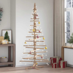 Puidust j&otilde;ulupuu kaunistuseks, 210 cm, m&auml;nnipuit