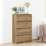 PUHVETKAPP ARTISAN OAK 60X35X98,5 CM ENGINEERED WOOD