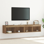 TV-SEINA KAPID LED-VALGUSTITEGA 2 TK ARTISAN OAK 80X30X30 CM