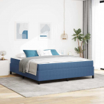 Voodiraam madratsiga Sinine 180 x 200 cm kangas