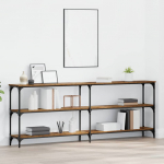 Konsoollaud vana puit 200 x 29 x 75 cm t&ouml;&ouml;deldud puit ja metall
