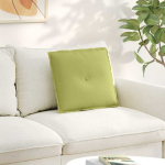 Seljatugi padi hele roheline 50 x 19 x 45 cm kangas