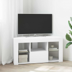 Nurgas LED TV kapp Valge 100 x 40 x 50 cm Tehispuit